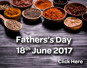 Fathers Day 18th June 2017 - Spice Lounge Petersfield - Restaurant Petersfield - Authentic Indian Cuisine Hampshire - Free Local Delivery - Takeaway Menu
